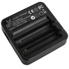 HESENY HXY18650 - 2C 1A Li-ion Battery Charger with US Plug Cable