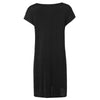 Simple Cowl Neck Solid Color Sleeveless Shift Dress For Women