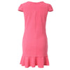 Stylish Sweetheart Neck Short Sleeves Single Breasted Flounce Dress For Women
