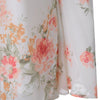 Stylish Off-The-Shoulder Long Sleeve Floral Print Chiffon Women's Blouse