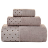 Square Bath Set of Bamboo Pulp Fiber