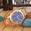 Geneva Fashion Rose Gold Stainless Steel Quartz Watch