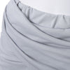 Stylish Solid Color Wraparound Skirt For Women