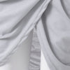 Stylish Solid Color Wraparound Skirt For Women