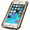 Metal Aluminum Case with Gorilla Glass Waterproof Shockproof Dustproof Full Angle Protected for iPhone 6 Plus 6S Plus
