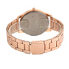 Geneva Fashion Rose Gold Stainless Steel Quartz Watch