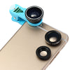 FUNIPICA Xmas Tree Multi-coating Glass 3-in-1 Fish Eye Macro 0.65X Wide Angle Lens for iPhone 6 Plus iPad Air Samsung Galaxy S6 Edge Notebook PC etc.