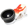 FUNIPICA Xmas Deer Multi-coating Glass 3-in-1 Fish Eye Macro 0.65X Wide Angle Lens for Smartphones iPhone iPad Samsung Notebook PC etc.