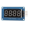 4 Digital Tube Display Module LED Brightness Adjustable Hour