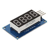 4 Digital Tube Display Module LED Brightness Adjustable Hour