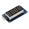 4 Digital Tube Display Module LED Brightness Adjustable Hour