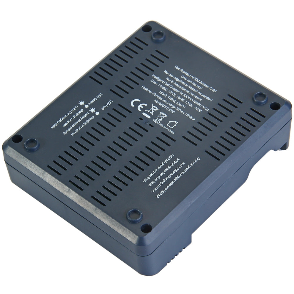 Opus BT - C1000 Intelligent Li-ion NiCd NiMH Digital Battery Charger - EU Plug