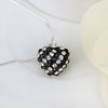 Stylish Heart Shape Rhinestone Glitter Pendent Women's Necklace