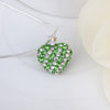 Stylish Heart Shape Rhinestone Glitter Pendent Women's Necklace