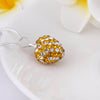 Stylish Heart Shape Rhinestone Glitter Pendent Women's Necklace