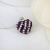 Stylish Heart Shape Rhinestone Glitter Pendent Women's Necklace