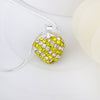 Stylish Heart Shape Rhinestone Glitter Pendent Women's Necklace