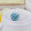 Stylish Heart Shape Rhinestone Glitter Pendent Women's Necklace