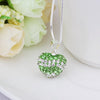 Stylish Heart Shape Rhinestone Pendent Women's Necklace