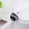 Stylish Heart Shape Rhinestone Pendent Women's Necklace