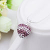 Stylish Heart Shape Rhinestone Pendent Women's Necklace