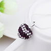 Stylish Heart Shape Rhinestone Pendent Women's Necklace