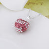 Stylish Heart Shape Rhinestone Pendent Women's Necklace