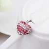 Stylish Heart Shape Rhinestone Pendent Women's Necklace