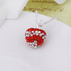 Stylish Heart Shape Rhinestone Pendent Women's Necklace