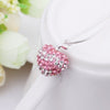 Stylish Heart Shape Rhinestone Pendent Women's Necklace