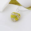 Stylish Heart Shape Rhinestone Pendent Women's Necklace