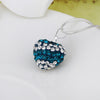 Stylish Heart Shape Rhinestone Pendent Women's Necklace