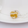 Stylish Heart Shape Rhinestone Pendent Women's Necklace