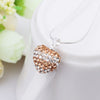 Stylish Heart Shape Rhinestone Pendent Women's Necklace