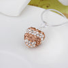 Stylish Heart Shape Rhinestone Pendent Women's Necklace