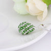 Stylish Glitter Tear Shape Rhinestone Pendant Women's Necklace