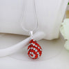 Stylish Glitter Tear Shape Rhinestone Pendant Women's Necklace