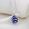 Stylish Glitter Tear Shape Rhinestone Pendant Women's Necklace
