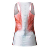 Street Style Scoop Collar Sleeveless Muscle Print Women's Tank Top