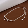 Fashionable Eyepatch Hollow Out Solid Color Women's Anklet