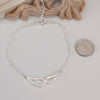 Fashionable Eyepatch Hollow Out Solid Color Women's Anklet