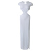 Stunning Scoop Neck Short Sleeve Backless Dress For Women