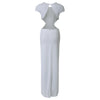 Stunning Scoop Neck Short Sleeve Backless Dress For Women