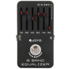 JOYO JF - 11 True Bypass Design 6 Band EQ Equalizer Guitar Effect Pedal with Aluminum Alloy Casing