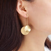 Gold Silver Color with Round Drop Earring