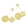 Gold Silver Color with Round Drop Earring