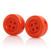 Round Button Shape Headphone Cord Wrap Organizer Cable Winder Bobbin 2pcs / Pack