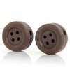 Round Button Shape Headphone Cord Wrap Organizer Cable Winder Bobbin 2pcs / Pack