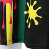 Punk Scoop Collar Letter Print Colorful Loose- Fitting Women's Sundress