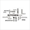 Quote Wall Stickers For Kitchen Decoration Waterproof Removable Decals
